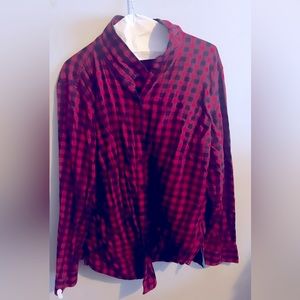 red button flannel